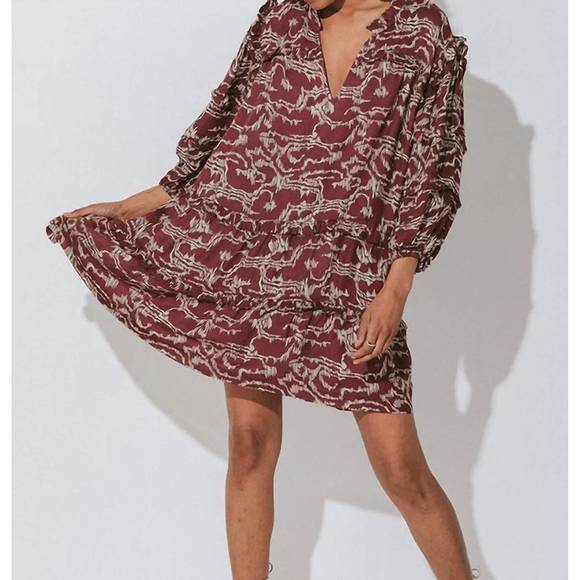 NEW CLEOBELLA kori mini dress in fringe ikat - Picture 1 of 1